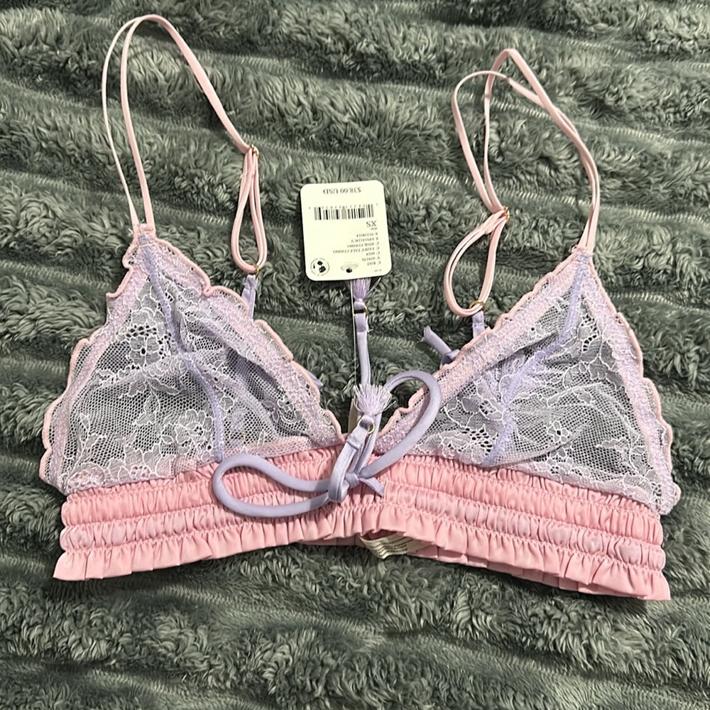 FP Gia Triangle Bralette - Fairy Tale Combo & Ivory - Picture 5 of 8